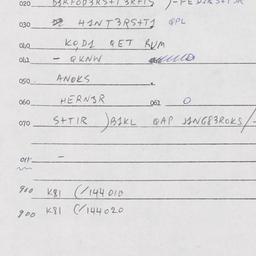 Eastern questionnaire, answ...