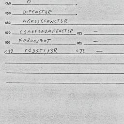 Eastern questionnaire, answ...