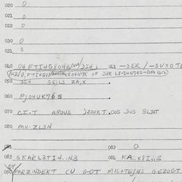 Eastern questionnaire, answ...