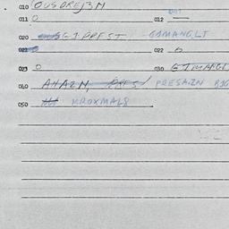 Eastern questionnaire, answ...