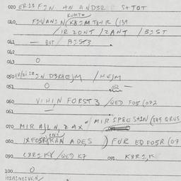 Eastern questionnaire, answ...