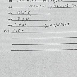 Eastern questionnaire, answ...