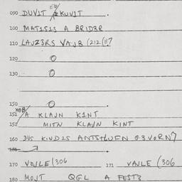 Eastern questionnaire, answ...