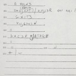 Eastern questionnaire, answ...