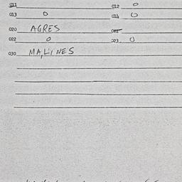 Eastern questionnaire, answ...