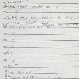 Eastern questionnaire, answ...