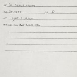Eastern questionnaire, answ...