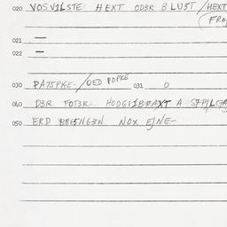 Eastern questionnaire, answ...