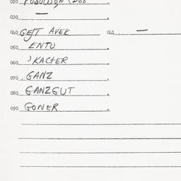 Eastern questionnaire, answ...