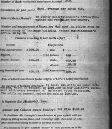 Carnegie Public Library, Le...
