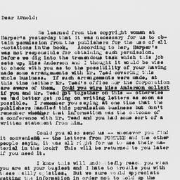 Letter from Ruth Moulik to ...