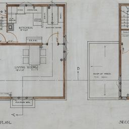 First, second floor plans