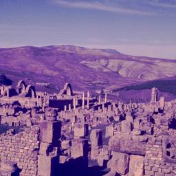 Architectural ruins.