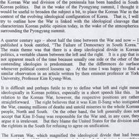 The shifting Korean ideolog...