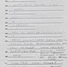 Eastern questionnaire, answ...
