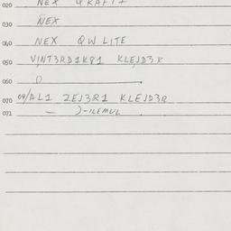 Eastern questionnaire, answ...