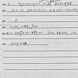 Eastern questionnaire, answ...