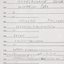Eastern questionnaire, answ...
