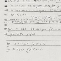 Eastern questionnaire, answ...