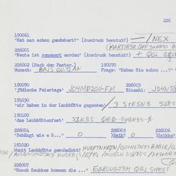 Western questionnaire, answ...