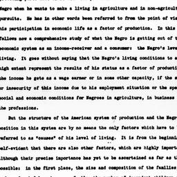 Memorandum on scope and met...