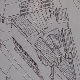 Aerial perspective drawing.