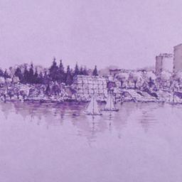 Perspective drawing, view f...