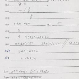 Eastern questionnaire, answ...