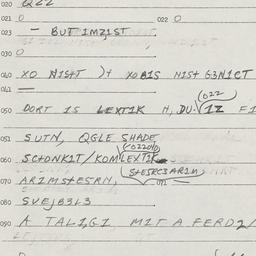 Eastern questionnaire, answ...