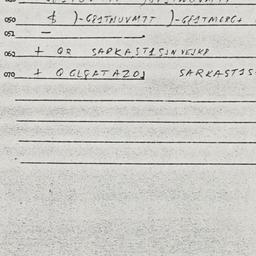 Eastern questionnaire, answ...