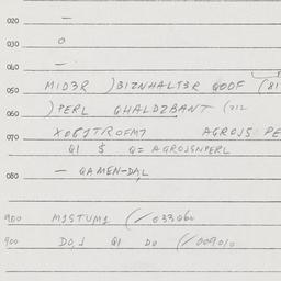 Eastern questionnaire, answ...