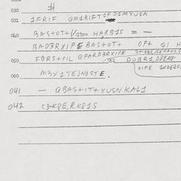 Eastern questionnaire, answ...