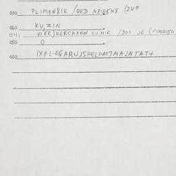 Eastern questionnaire, answ...