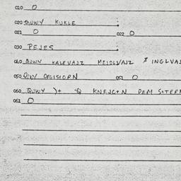Eastern questionnaire, answ...