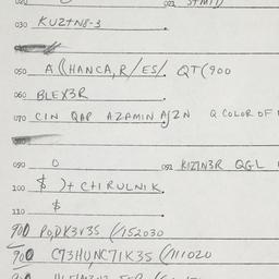 Eastern questionnaire, answ...