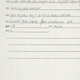 Eastern questionnaire, answ...