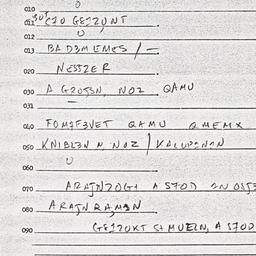 Eastern questionnaire, answ...
