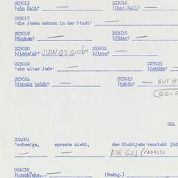 Western questionnaire, answ...
