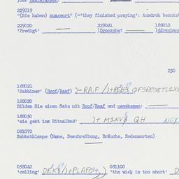 Western questionnaire, answ...