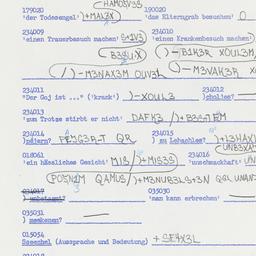 Western questionnaire, answ...