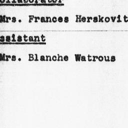 Dr. Melville J. Herskovits ...