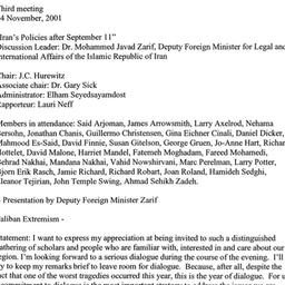 Minutes, 2001-11-14. The Mi...