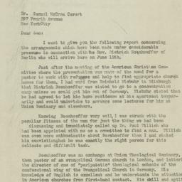 Letter from Henry Smith Lei...