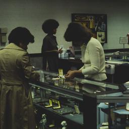 Interior view, customers in...