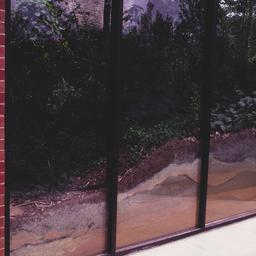 Exterior view, detail of ga...