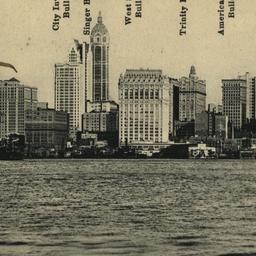 New York from Hudson River ...