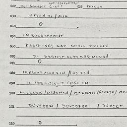 Eastern questionnaire, answ...