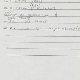 Eastern questionnaire, answ...