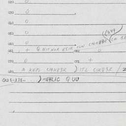 Eastern questionnaire, answ...