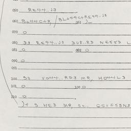 Western questionnaire, answ...